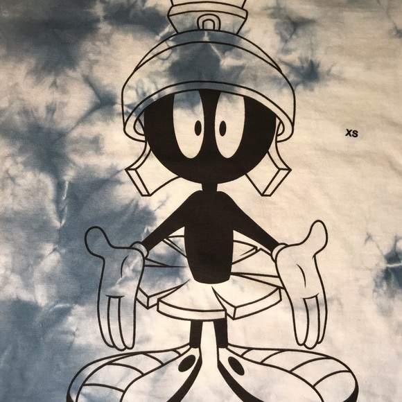 Marvin The Martian Looney Toons Shirt TIE DYE new - Picture 2 of 4